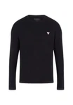 Guess Langarmshirt CN LS Core Schwarz/Grün