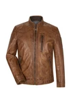 Milestone Lederjacke MS-Pepino Braun/Beige