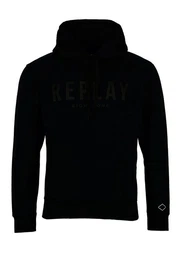 Hoodie Kapuzenpullover Hoodie mit Kapuze und Logo-Print (1-tlg)