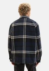 TOM TAILOR DENIM Jacke kitt/navy/anthrazit