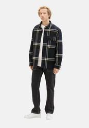 TOM TAILOR DENIM Jacke kitt/navy/anthrazit