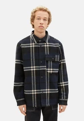 TOM TAILOR DENIM Jacke kitt/navy/anthrazit
