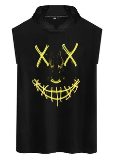 RMK Herren Tanktop Muskelshirt Gym Smiley