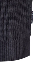 HECHTER PARIS Troyer mit Troyer-Kragen Dunkelblau/Blau/Schwarz/Dunkelgrau