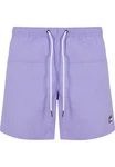 Urban Classics Block Swim Shorts Lila/Dunkelblau