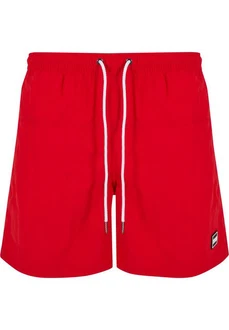 Urban Classics Block Swim Shorts Rot/Dunkelrot