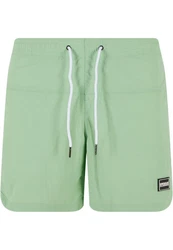 Urban Classics Block Swim Shorts Hellgrün/Grün