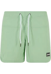 Urban Classics Block Swim Shorts Hellgrün/Grün