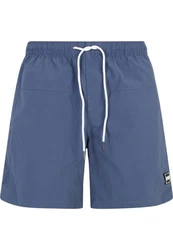 Urban Classics Block Swim Shorts Blau/Dunkelblau/Grau