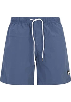 Urban Classics Block Swim Shorts Blau/Dunkelblau/Grau