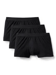CALIDA Boxershorts Natural Benefit Schwarz/Dunkelgrau