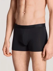 CALIDA Boxershorts Natural Benefit Schwarz/Dunkelgrau