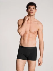 CALIDA Boxershorts Natural Benefit Schwarz/Dunkelgrau