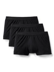 CALIDA Boxershorts Natural Benefit Schwarz/Dunkelgrau