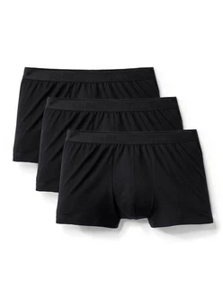 CALIDA Boxershorts Natural Benefit Schwarz/Dunkelgrau