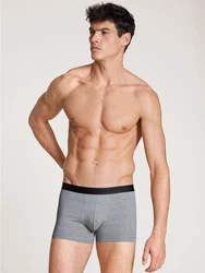 CALIDA Boxershorts Natural Benefit Dunkelgrau/Grau/Schwarz/Braun/Lila