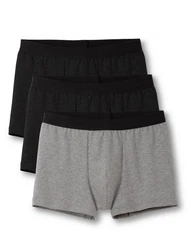 CALIDA Boxershorts Natural Benefit Dunkelgrau/Grau/Schwarz/Braun/Lila