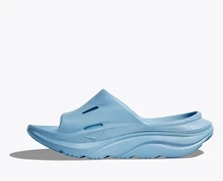 Hoka One One ORA RECOVERY SLIDE 3 Badeschuh Hellblau/Blau