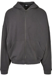 Urban Classics 90's Zip Hoody Dunkelgrau/Grau/Hellgrau