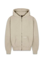 Sweatjacke Herren Super Heavy Blank Zip-Hoodie
