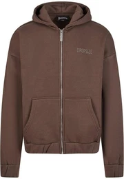 Sweatjacke Herren Heavy Oversize HD Print Zip Hoodie