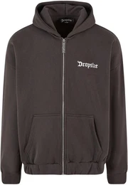 Sweatjacke Herren Super Heavy Oversize Blank Zip Hoodie