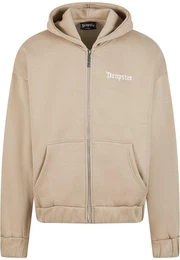 Sweatjacke Herren Super Heavy Oversize Blank Zip Hoodie