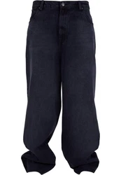URBAN CLASSICS Jeans Heavy Ounce Baggy Fit Dunkelblau/Blau