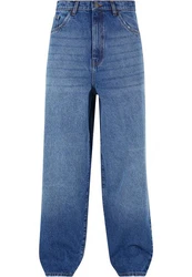 URBAN CLASSICS Jeans Heavy Ounce Baggy Fit Hellblau/Blau/Dunkelblau