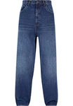 URBAN CLASSICS Jeans Heavy Ounce Baggy Fit Blau/Hellblau/Dunkelblau