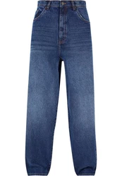URBAN CLASSICS Jeans Heavy Ounce Baggy Fit Blau/Hellblau/Dunkelblau