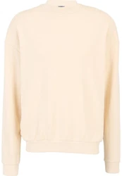 URBAN CLASSICS Rundhalspullover Light Terry Crew Beige/Orange/Khaki/Gelb/Creme