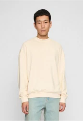 URBAN CLASSICS Rundhalspullover Light Terry Crew Beige/Orange/Khaki/Gelb/Creme