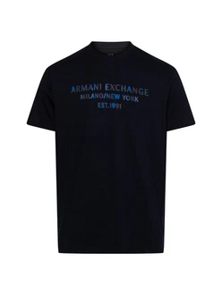 Armani Exchange Connected T-Shirt Dunkelblau/Blau