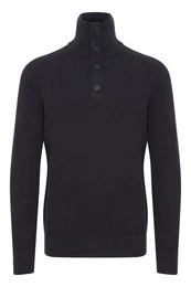 Troyer CFKRISTIAN 0162 ribbed high neck knit gemtlicher Troyer