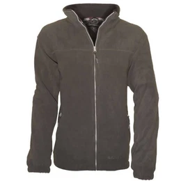 Fleecejacke (1-St) Herren Jacke Knut mit Futter - Strickjacke mit Stehkragen