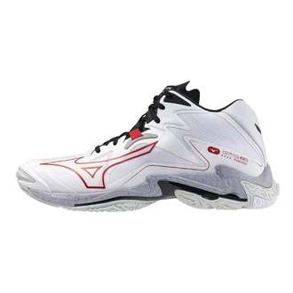 Mizuno WAVE LIGHTNING Z8 Hallenschuh Rot/Weiß/Hellblau/Schwarz/Grau