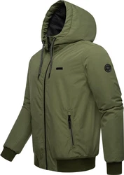 Ragwear Winterjacke Maddy Outdoorjacke mit Kapuze Dunkelgrün/Grün