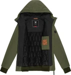 Ragwear Winterjacke Maddy Outdoorjacke mit Kapuze Dunkelgrün/Grün