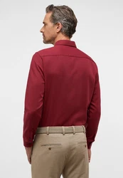 Eterna Blusenshirt Hemd SLIM FIT (8183 F170) Dunkelrot/Rot/Bordeaux/Braun