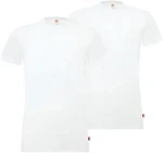Levi's T-Shirt mit breitem Logobund Weiß/Creme