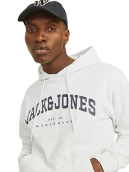 Jack & Jones JJECaleb Hoodie Weiß/Hellblau/Schwarz/Grau/Creme/Grün