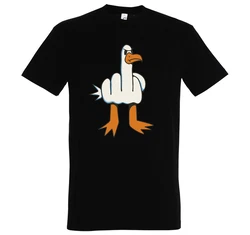 Youth Designz Print-Shirt Mwe Finger Herren T-Shirt Orange/Creme/Schwarz/Weiß