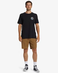 Billabong T-Shirt Rockies Schwarz/Dunkelblau/Blau