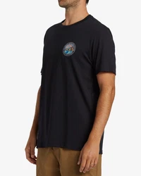Billabong T-Shirt Rockies Schwarz/Dunkelblau/Blau