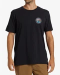 Billabong T-Shirt Rockies Schwarz/Dunkelblau/Blau