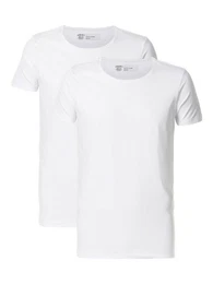 T-Shirt Bodyfit Basic T-Shirt in Black & White