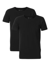 T-Shirt Bodyfit Basic T-Shirt in Black & White
