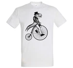 Youth Designz Print-Shirt T-Rex Zweirad Herren T-Shirt Weiß/Grau/Creme/Hellgrau