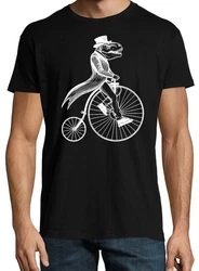 Youth Designz Print-Shirt T-Rex Zweirad Herren T-Shirt Schwarz/Grau